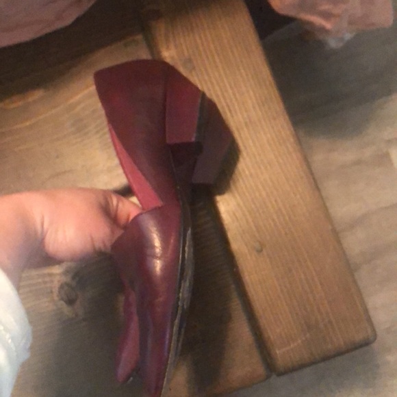 Charlotte Stone Oxblood Pumps - Picture 3 of 3